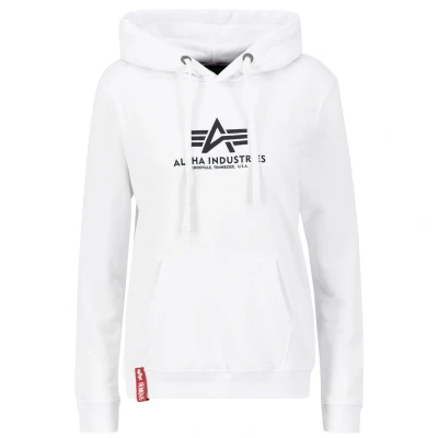 Image de Alpha Industries Ladies New Basic Hoody Wmn blanc XS