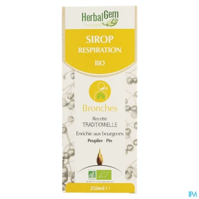 Image de Herbalgem Sirop Respiration Bio Enf adulte 250ml
