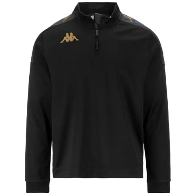 Afbeelding van Kappa Gassolo Halve Rits Sweatshirt Zwart S Man