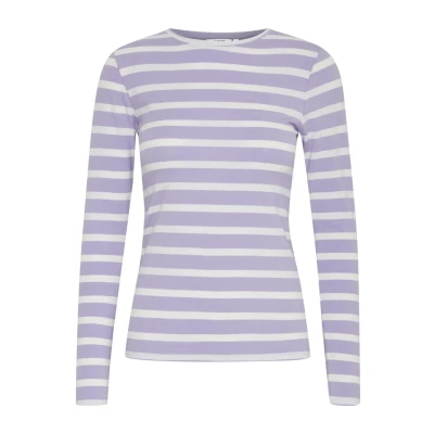 Afbeelding van b.young Bypamila Longsleeve, Dames, Maat: XS, Purple rose mix