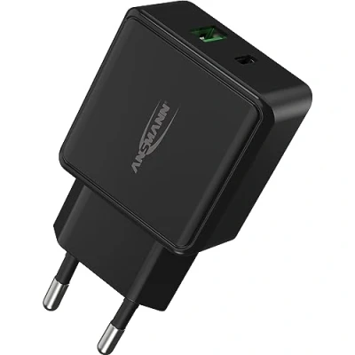 Afbeelding van Ansmann HomeCharger HC218PD USB oplader 18 W Thuis Uitgangsstroom (max.) 3000 mA Aantal uitgangen: 2 x 2.0 bus A, C