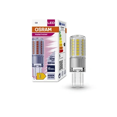 Afbeelding van OSRAM PARATHOM G9 LED lamp met Retrofit fitting 50 W vervanging energiebesparend lange levensduur (15.000 uur) koud wit pin 4,8W/4000K