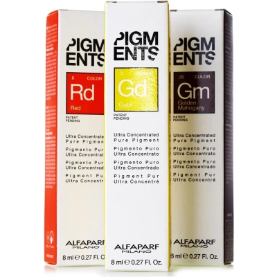 Afbeelding van Alfaparf Pigments Ultra Concentrated Pure Pigment Grey Black 6x8 ml