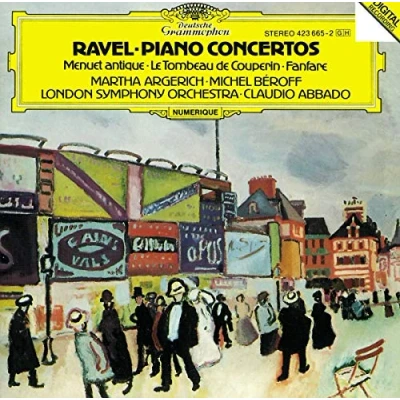 Afbeelding van Michel Beroff, Martha Argerich, London Symphony Orchestra Ravel: Piano Concertos (CD)