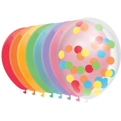 Afbeelding van Ballonnen Regenboog 10 stuks