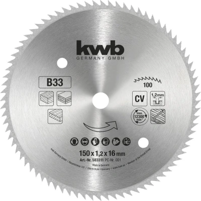 Afbeelding van kwb 583311 Cirkelzaagblad 150 x 16 mm 1 stuk(s)