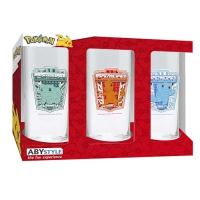 Afbeelding van ABYSTYLE POKEMON set van 3 glazen