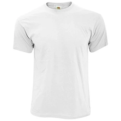 Afbeelding van Fruit Of The Loom Heren Screen Stars Origineel Vol Cut T shirt Met Korte Mouwen (Wit) Maat L