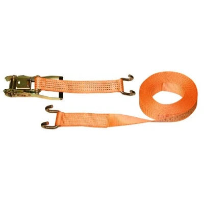 Afbeelding van Kerbl Ratelgordel 2 delig met haak 50 mm x 8 m 4000 kg oranje 37143