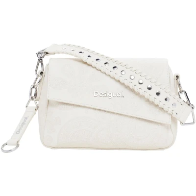Afbeelding van Desigual Handtas, Dames, Maat: One Size, Broke white