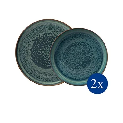 Afbeelding van Villeroy &amp; Boch Bordenset Crafted Breeze GrijsBlauw 4 Delig