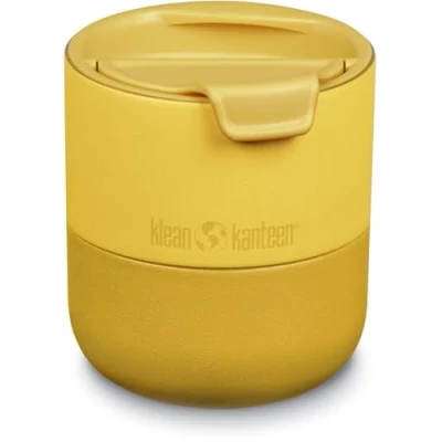 Afbeelding van Klean Kanteen Geisoleerde Low Ball drinkbeker met flipdeksel 295ml. Old Gold
