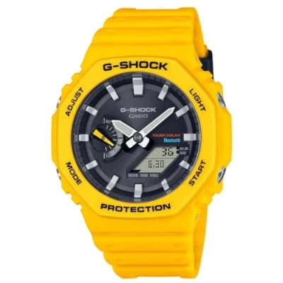 Afbeelding van Casio heren Classic horloge GA B2100C 9AER in de kleur Geel