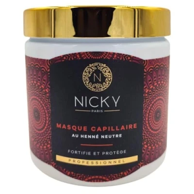 Afbeelding van Nicky Paris Haarmasker met henna, neutraal, 500 ml