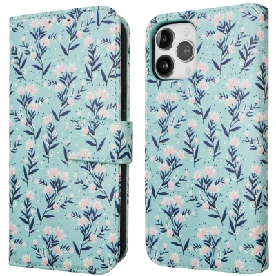 Afbeelding van iMoshion Hoesje Geschikt voor iPhone 12 Pro / Met Pasjeshouder Design Bookcase smartphone Blauw Butterfly