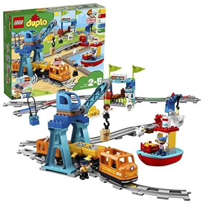 Image de LEGO® DUPLO® 10875 Le train de marchandises
