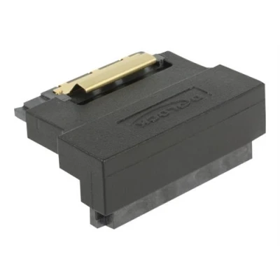 Image de Delock Adaptateur ATA Serial 150/300/600 combo SATA (P) pour (R) incliné noir