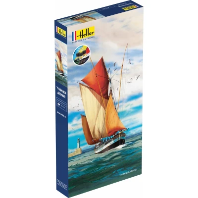 Afbeelding van 1:125 Heller 56609 Thonier Armor Ship Starter Kit Plastic Modelbouwpakket