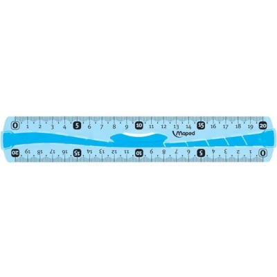 Afbeelding van Liniaal Maped Flex met grip 20cm assorti