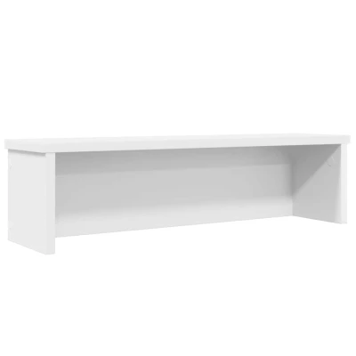 Afbeelding van vidaXL Keukenrek stapelbaar 60x15x16 cm bewerkt hout wit