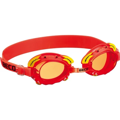 Afbeelding van BECO kinder zwembril Palma, met krab design, rood/oranje, 4+