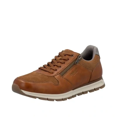 Afbeelding van Rieker B0505 Lage herensneakers, Bruin, 43 EU