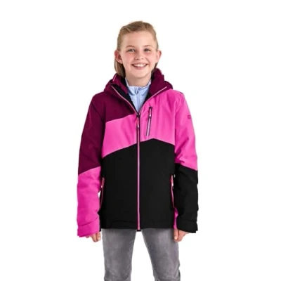Afbeelding van Killtec Ksw 166 Grls Ski jack met ritssluiting en sneeuwvanger voor meisjes