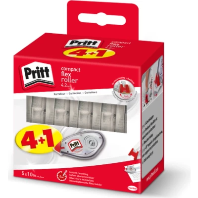 Afbeelding van Pritt Correctieroller Compact Flex 4,2 Mm X 10 M, 4 + 1 Gratis