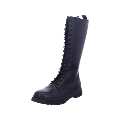 Afbeelding van Tamaris Plateaulaarzen, Dames, Maat: 39, Black Leer
