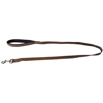 Afbeelding van Hondenriem Nylon looplijn &#039;SP&#039; enkel 20 mm x 130 cm Bruin
