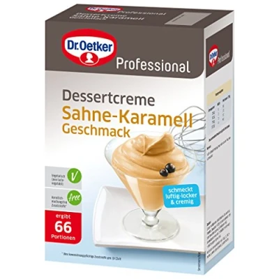 Afbeelding van Dr. Oetker Professionele dessertcrème met karamelsmaak, 1 kg