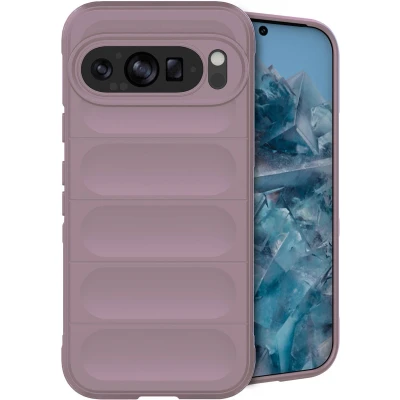 Afbeelding van iMoshion Hoesje Geschikt voor Google Pixel 9 Siliconen EasyGrip Backcover Paars