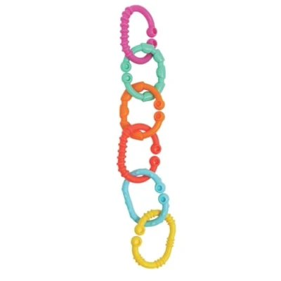 Afbeelding van Playgro Speelgoedringen Loopy Links 24st