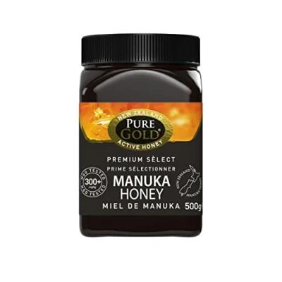 Image de PURE GOLD Miel de Manuka 300+ MGO Certifié Or pur Premium 500 g