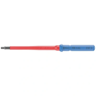 Afbeelding van Wera Kraftform Kompakt VDE 64 i 3,0 x 157 mm TIE Elektronica Inbus Verwisselbare kling 3.0