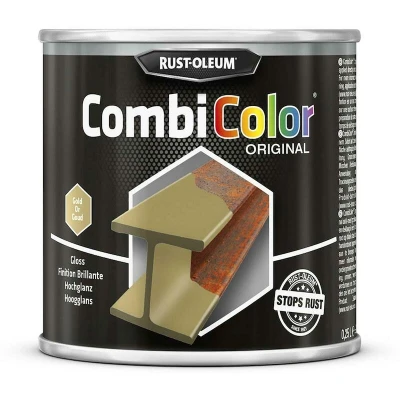 Afbeelding van Rust Oleum Metaalverf Hoogglans Goud 250 Ml