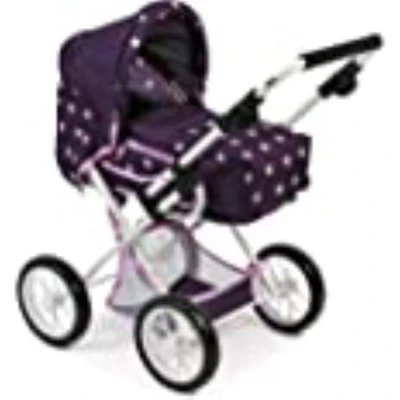 Afbeelding van Bayer Chic 2000 560 71 Combinatie poppenwagen Leni, Stars lila