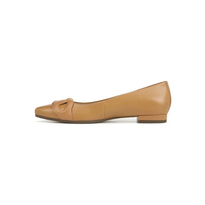Afbeelding van Vionic Arielle Ballerina&#039;s tan, Dames, Maat: 36, Tan Leer