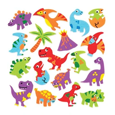 Afbeelding van Baker Ross Dinosaurus schuimstickers, 120 delige set