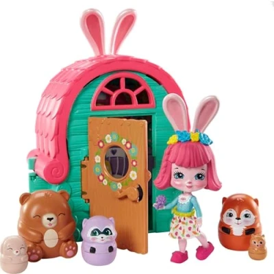 Afbeelding van Enchantimals Geheime besties Bree konijn hutje