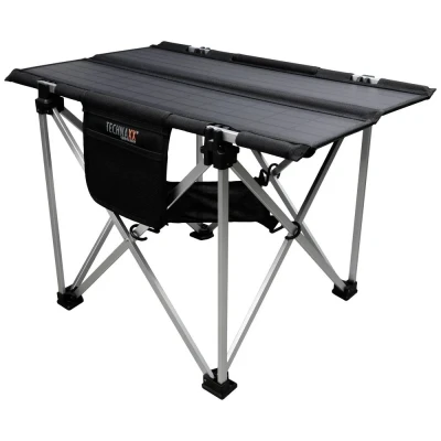 Afbeelding van Technaxx Campingtisch TX 252 Campingtafel Zwart, Zilver 5084 Belastbaarheid (gewicht) (max.) 20 kg