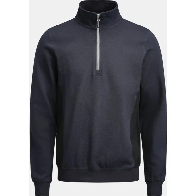 Afbeelding van Jobman 5401 Halfzip Sweatshirt 65540120 Navy/Zwart XXL