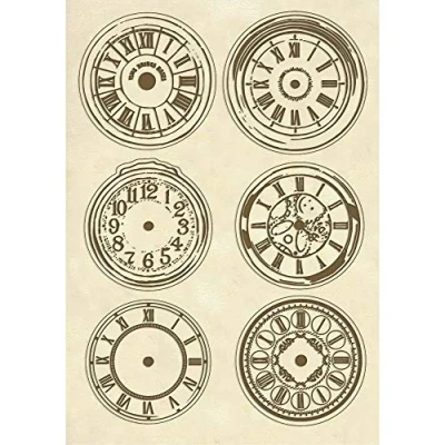Afbeelding van Stamperia Wooden Shapes A5 Clocks (KLSP066) (DISCONTINUED)