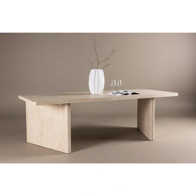 Afbeelding van Saverio rechthoekige eettafel 100 x 240 cm beige