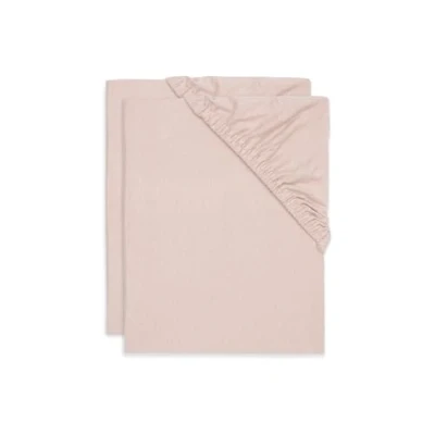 Afbeelding van Jollein Hoeslaken Jersey 40/50x80/90cm Wild Rose 2 Stuks