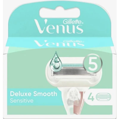 Afbeelding van Gillette Venus Scheermesjes Deluxe Smooth Sensitive 4 stuks