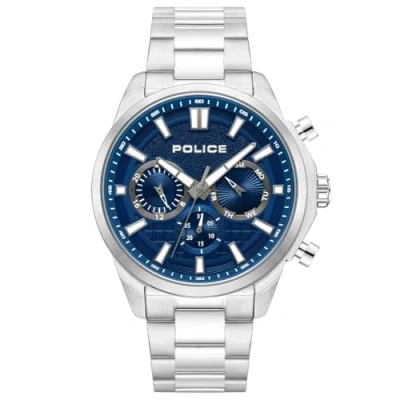 Afbeelding van Police Rangy Chronograaf, Heren, Maat: One Size, Blue