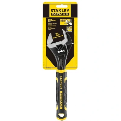 Image de STANLEY FMHT13127 0 Clé à molette FATMAX avec poignée bimatière 250 x 33 mm