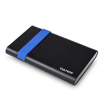 Afbeelding van Vultech GS 15U3 behuizing voor opslagstations HDD Zwart, Blauw 2.5&#039;
