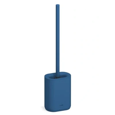 Afbeelding van stardis Pure compacte en antibacteriële toiletborstel van matte siliconen, Pruisisch blauw